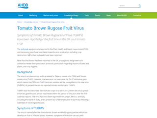 Tomato Brown Rugose Fruit Virus