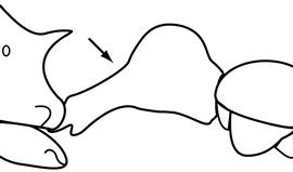 Lateral view of petiole, adult worker. The petiolar peduncle is long (length distinctly twice or more than height) and does not taper gradually into node. Used in Antkey to separate  Cardiocondyla kagutsuchi, Cardiocondyla mauritanica  and  Cardiocondyla venustula  from  Cardiocondyla minutior, Cardiocondyla obscurior  and  Cardiocondyla wroughtonii .