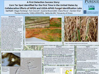 A First Detection Success Story: Corn Tar Spot Identified for the First Time in the United States by Collaborative Efforts of NPDN and USDA-APHIS Fungal Identification Labs